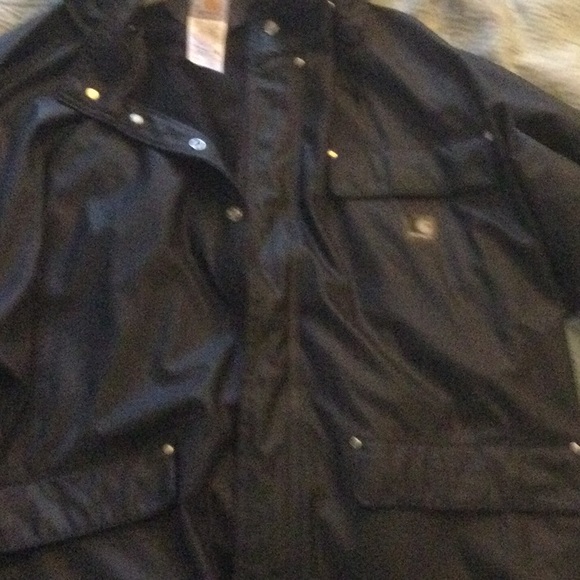 SoldMens already lowered price firm   New Chrhartt XL raincoat with hood - Picture 3 of 10